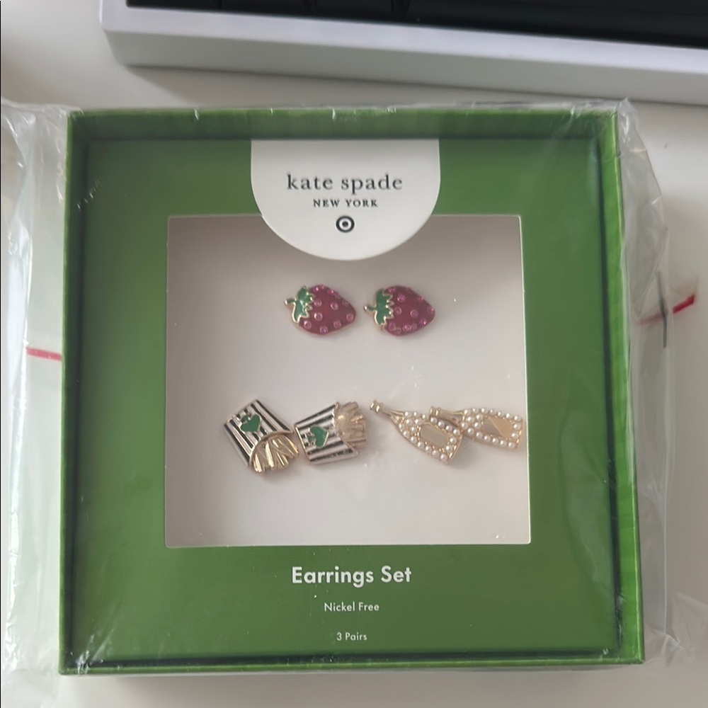 Kate Spade x Target 3 piece earring set